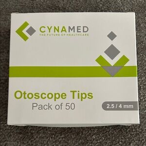 Cynamed Pack of 50 Disposable Otoscope Tips